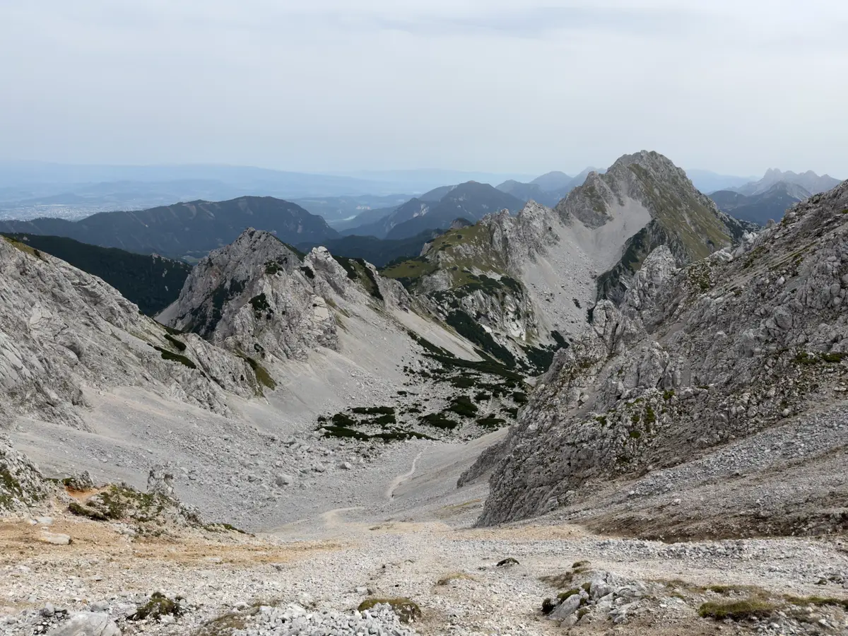 Stol – fotografija s poti