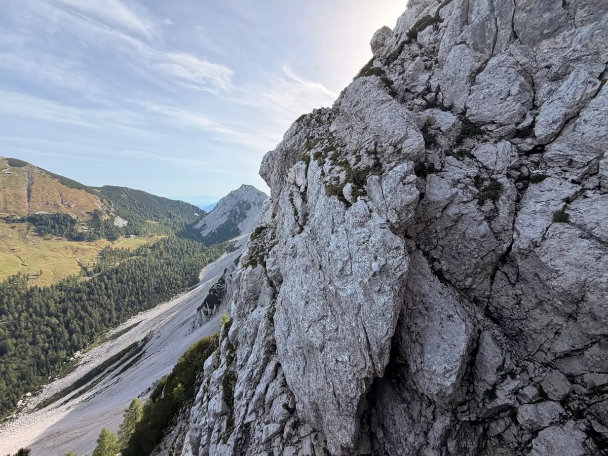 Stol – fotografija s poti