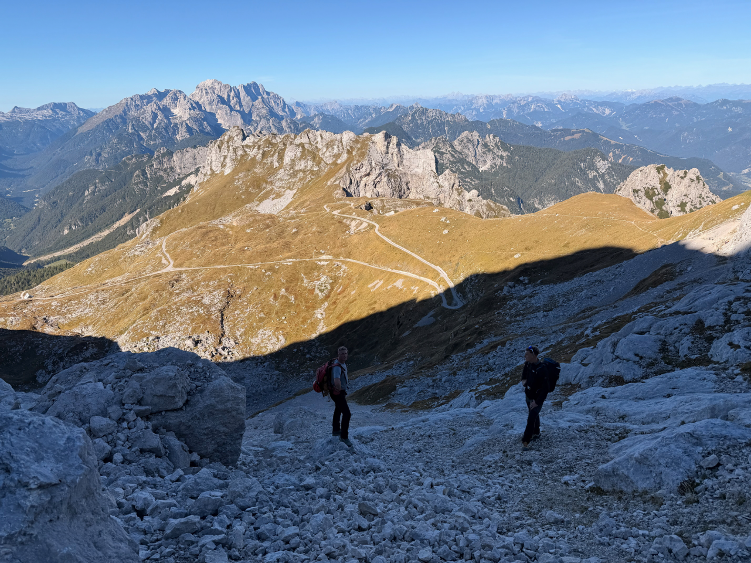 Mangart – fotografija s poti