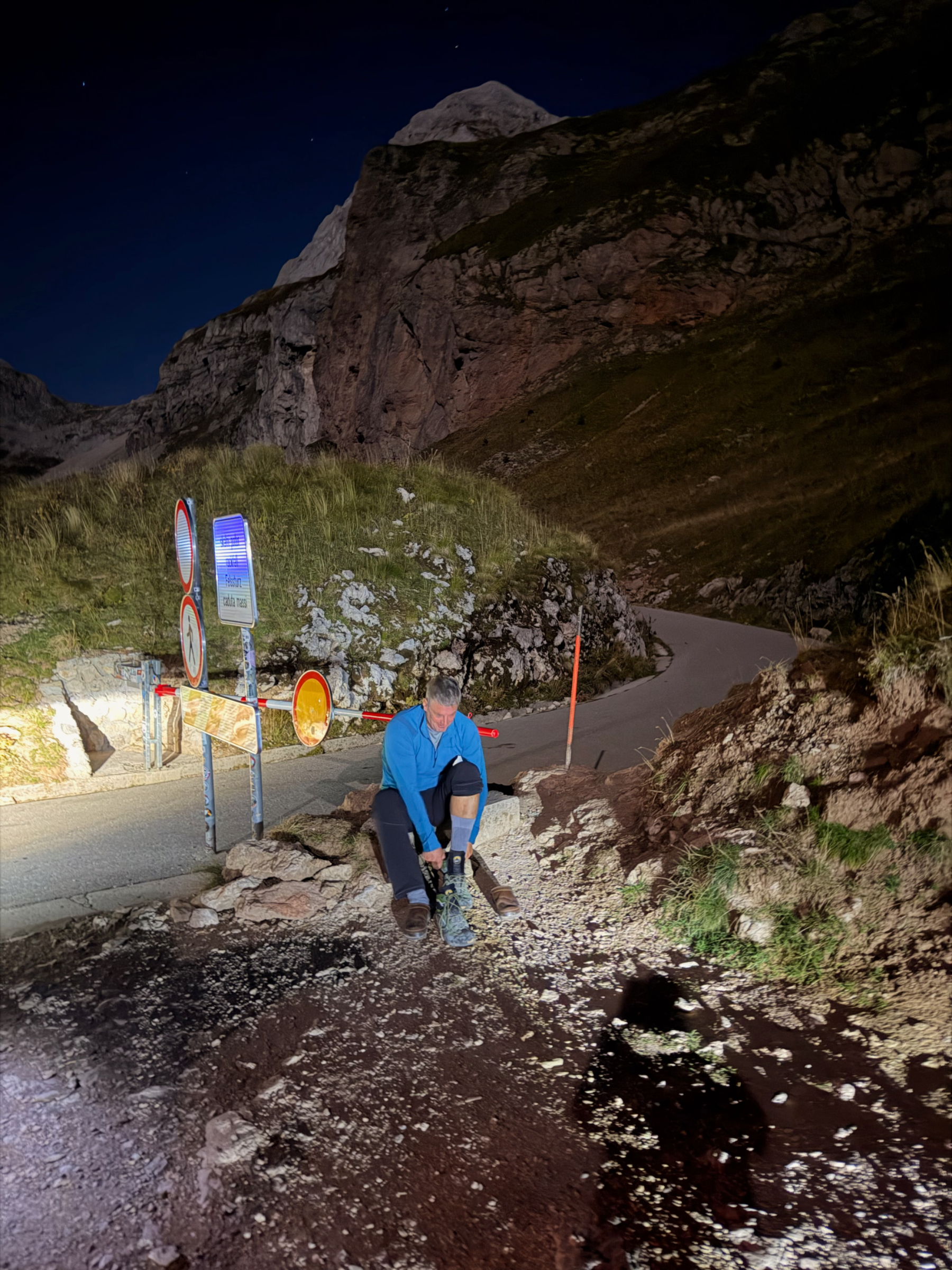 Mangart – fotografija s poti
