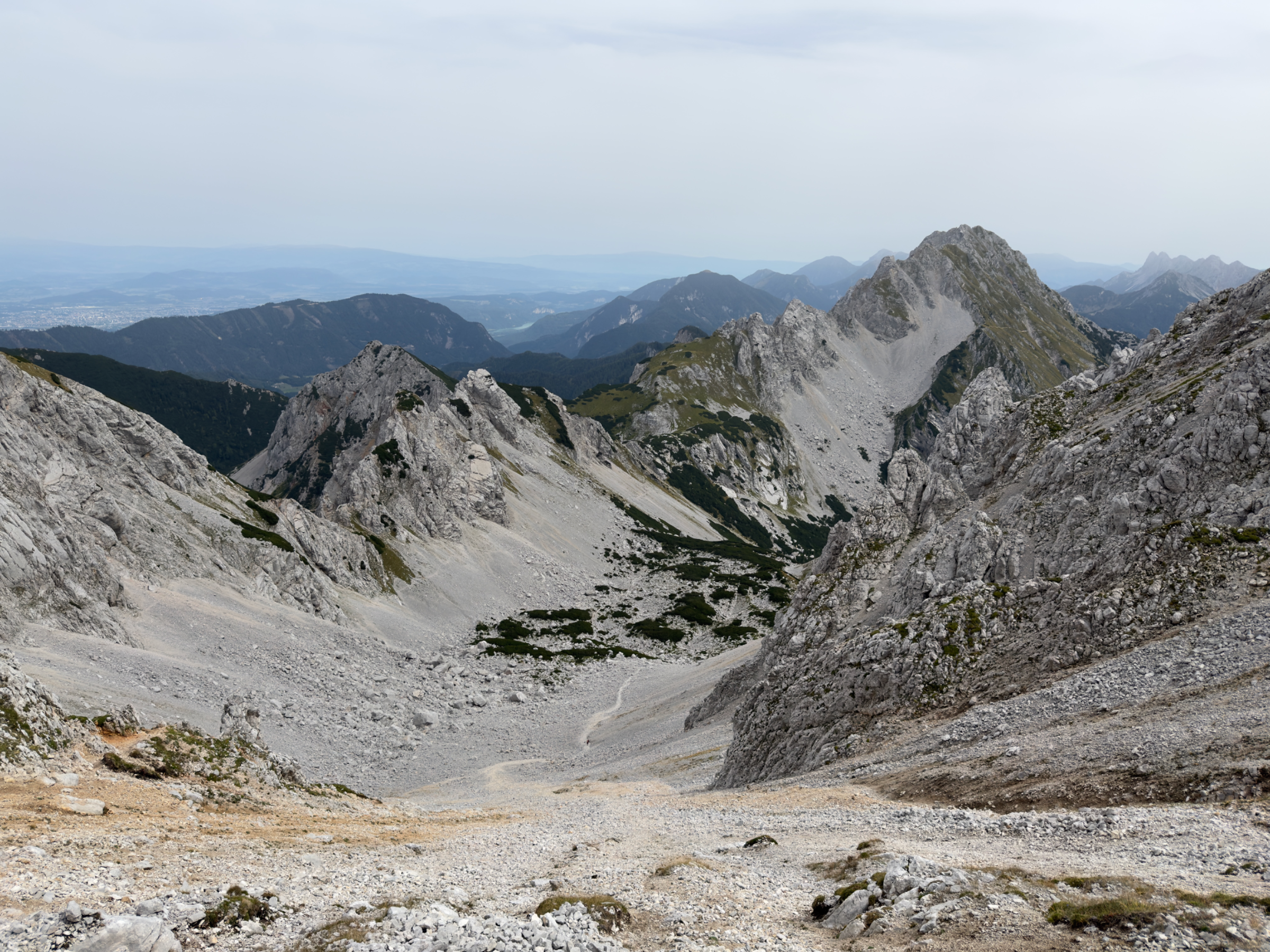 Stol – fotografija s poti
