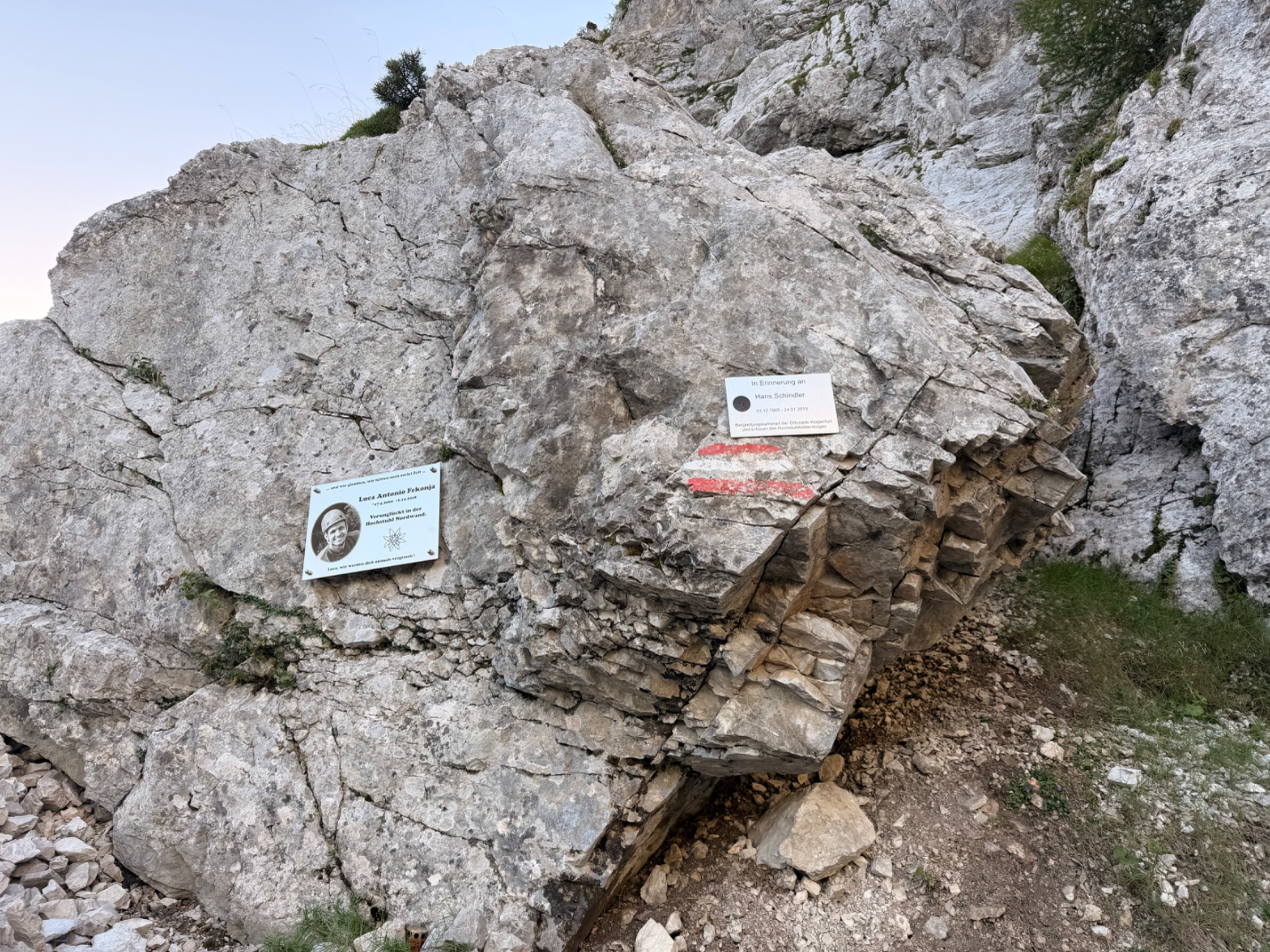 Stol – fotografija s poti