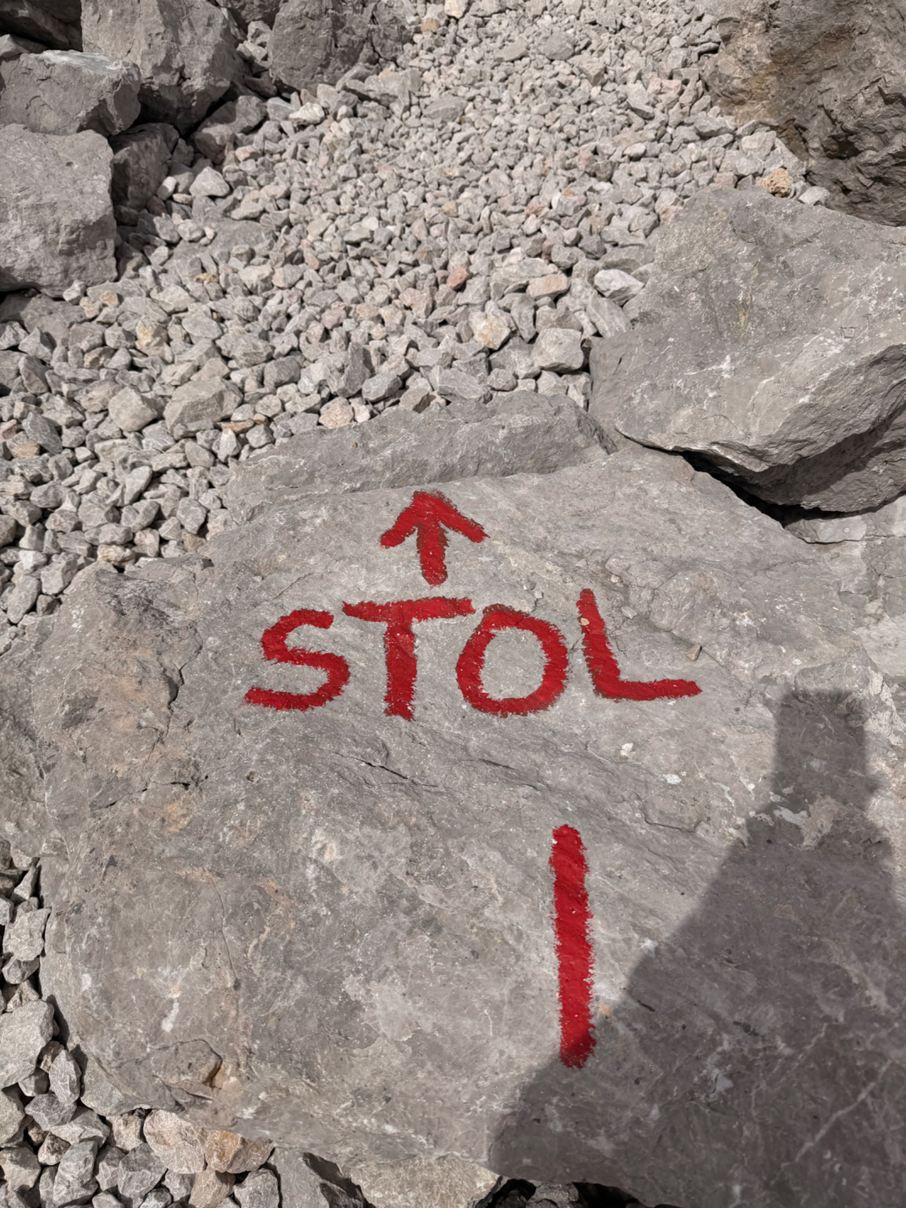 Stol – fotografija s poti