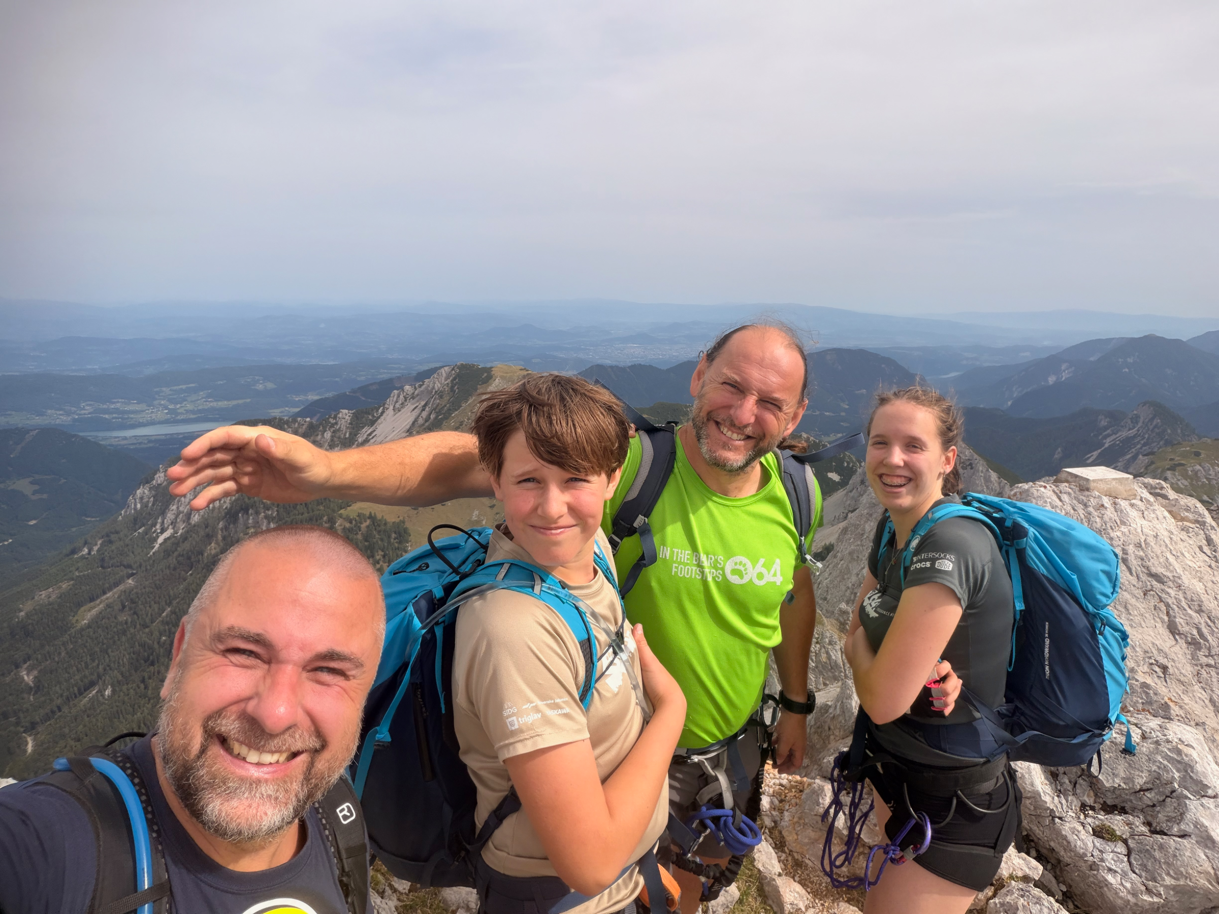 Stol – fotografija s poti