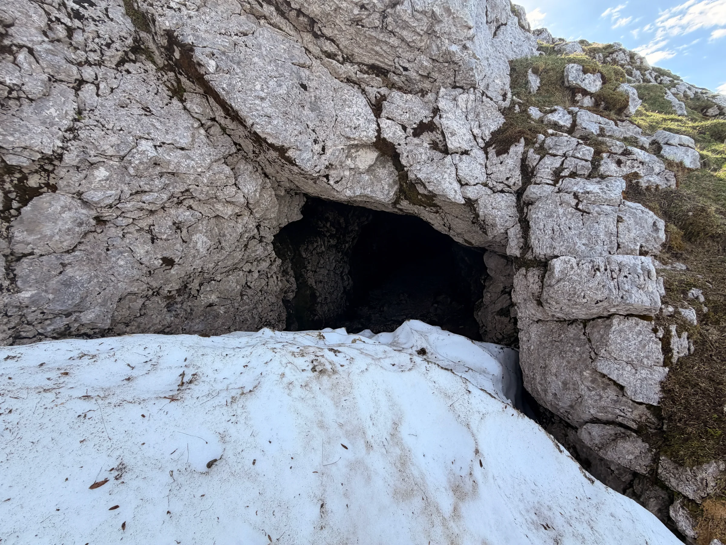Špik Hude police / Cima di Terrarossa – fotografija s poti