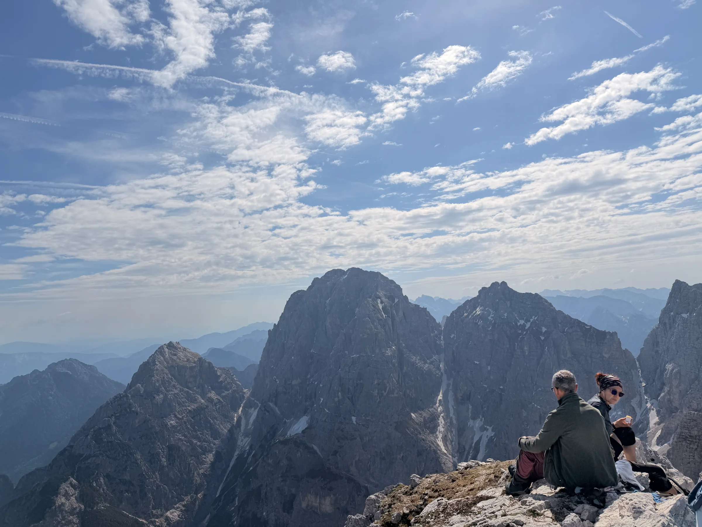 Špik Hude police / Cima di Terrarossa – fotografija s poti